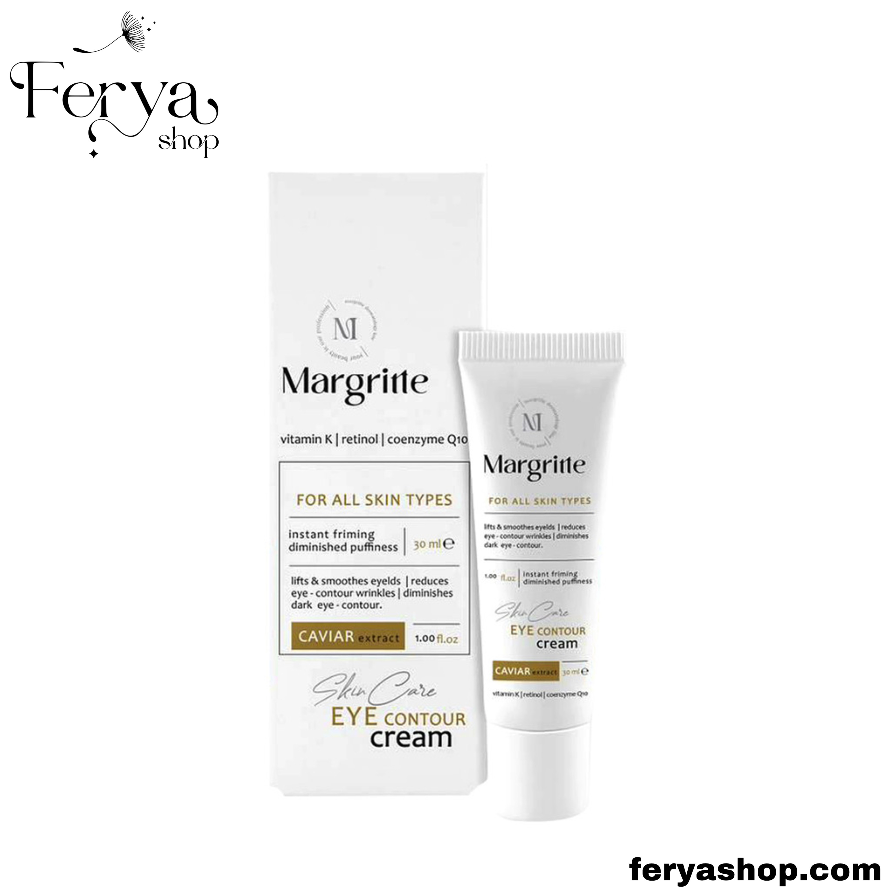 کرم دورچشم حاوی عصاره خاویار مارگریت